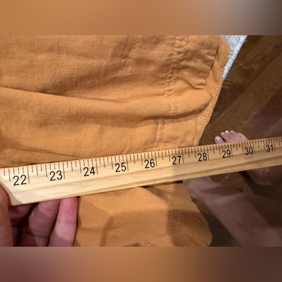 Elegant Puff Sleeve Blouse or mini dress  in Warm Ochre - Picture 8 of 8